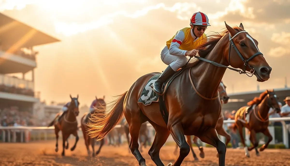 French trotter in competition