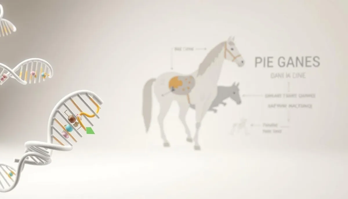 Origines génétiques et gènes pie chez les chevaux