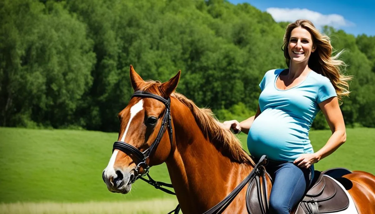 3 mois de grossesse équitation
