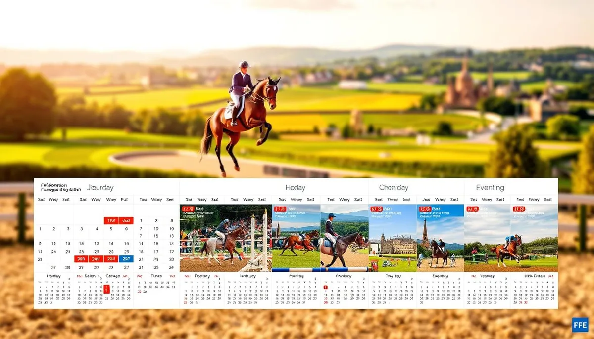 calendrier ffe compétition