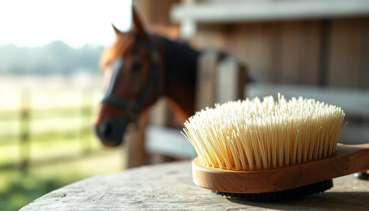 brosse pour cheval