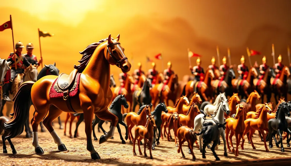 Figurines chevaux Schleich et cavalerie