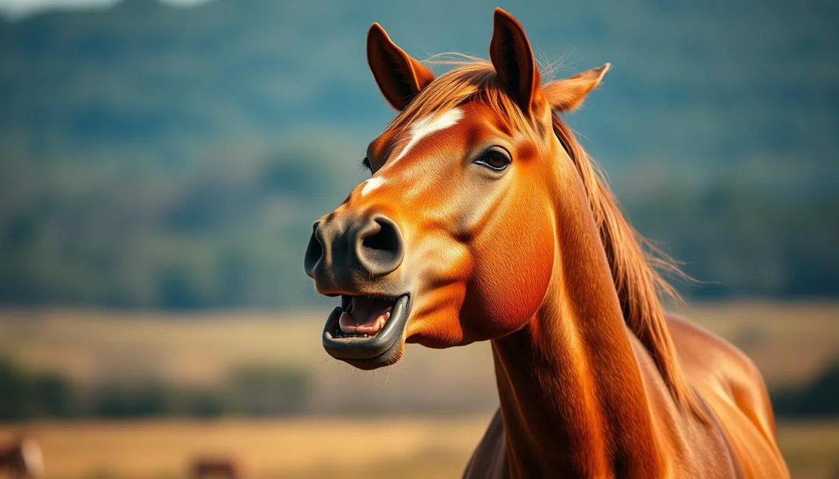 cheval qui hennit : émotions et signaux corporels