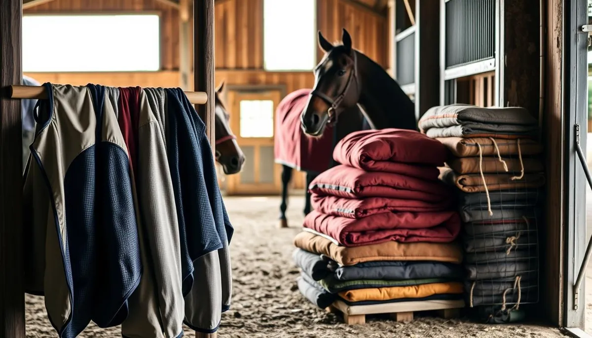 Couvertures d’écurie, de jour et de paddock