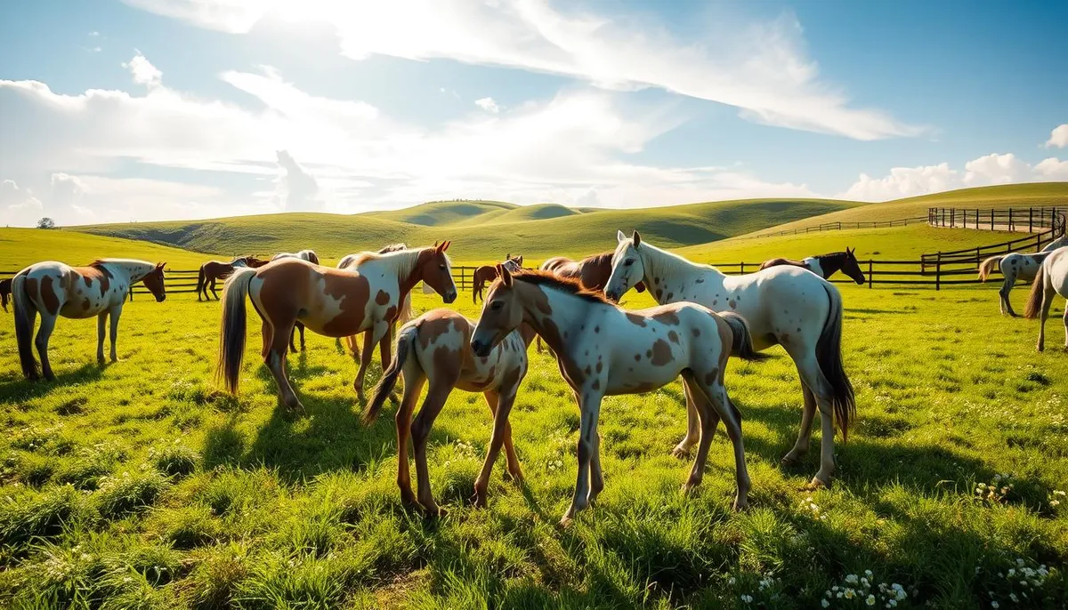 Élevage de chevaux pie, bien-être et usages