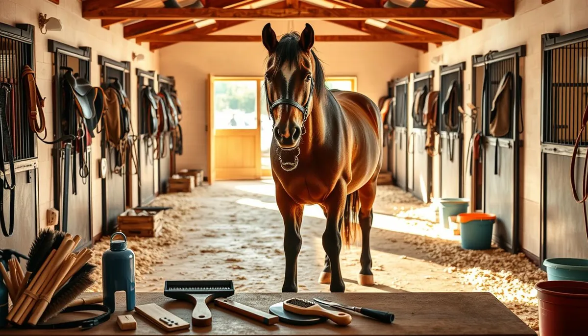 Soins essentiels pour les chevaux et équidés en écurie