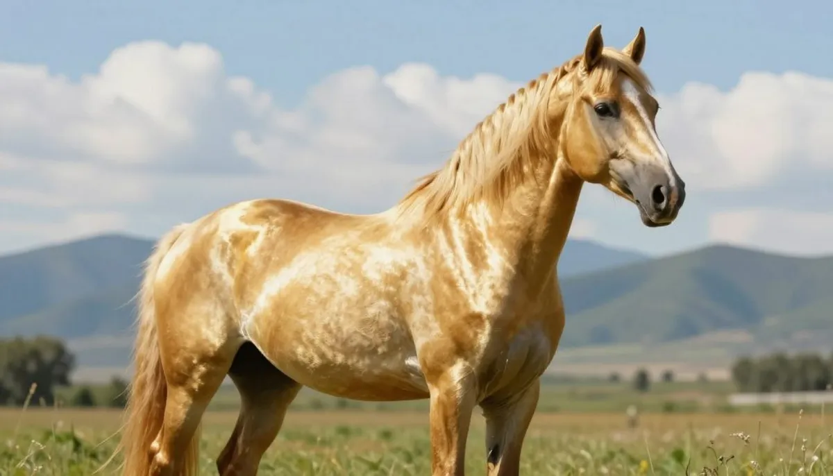 Akhal-Teké cavalo dourado Akhal-Teké cavalo dourado