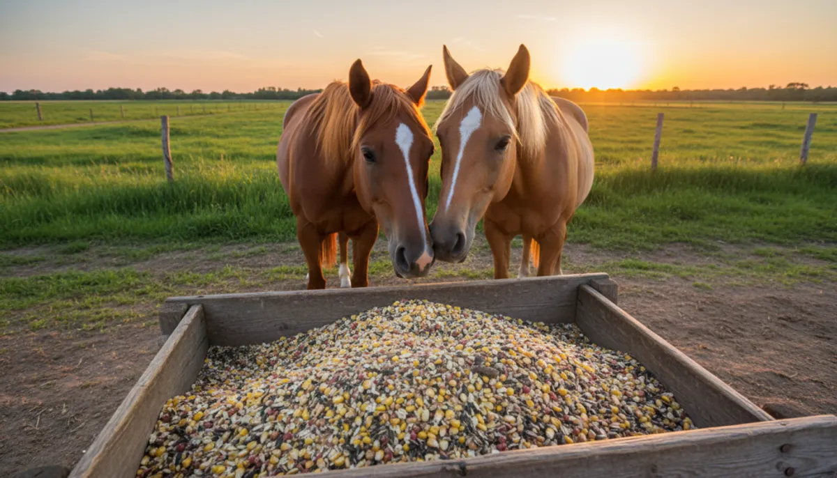 alimentation équine céréales