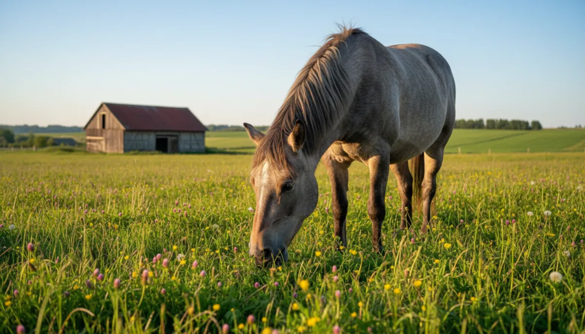 alimentation et santé du cheval konik