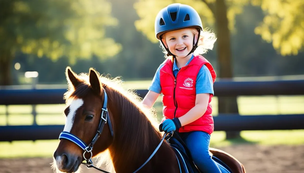 apprendre équitation enfant