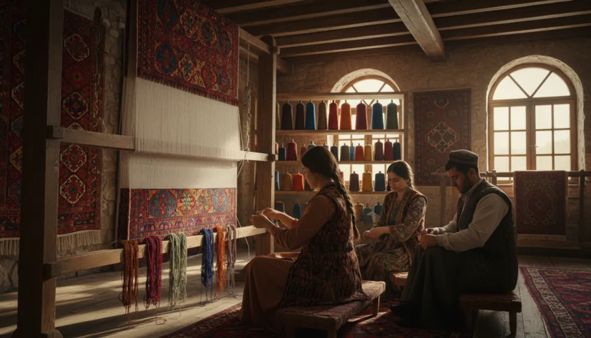 art du tissage tapis