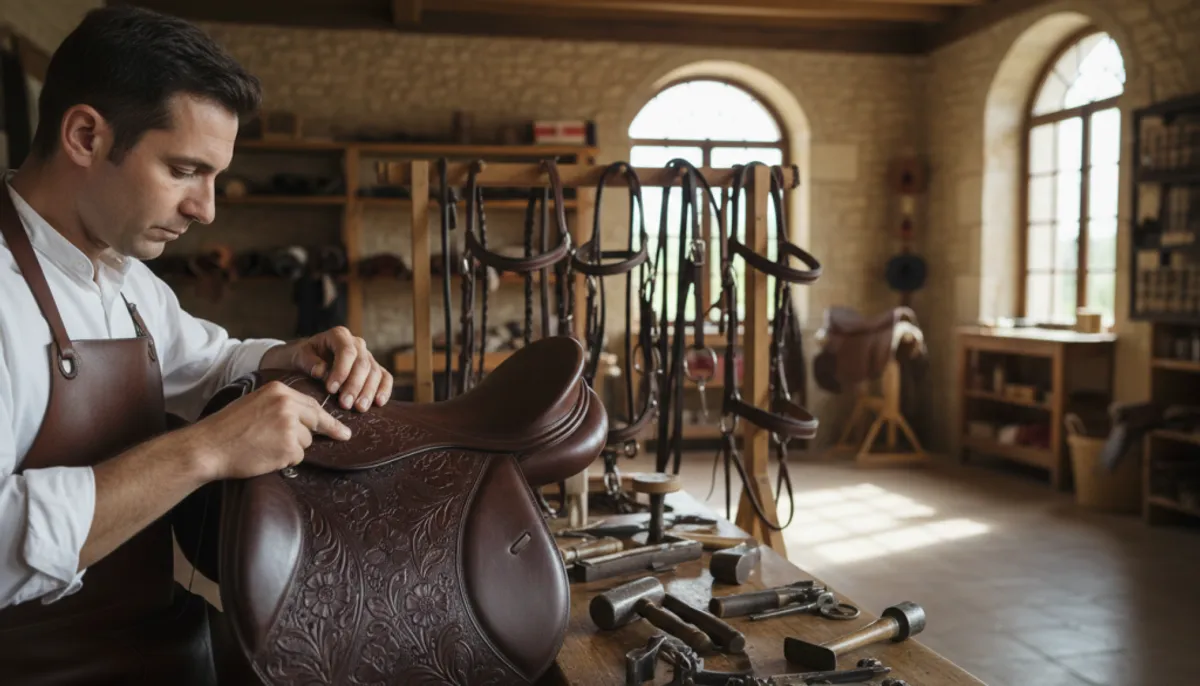artisanat français sellerie équitation