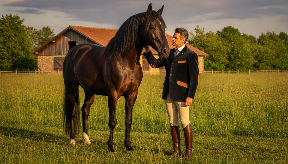 homme cheval connexion authentique