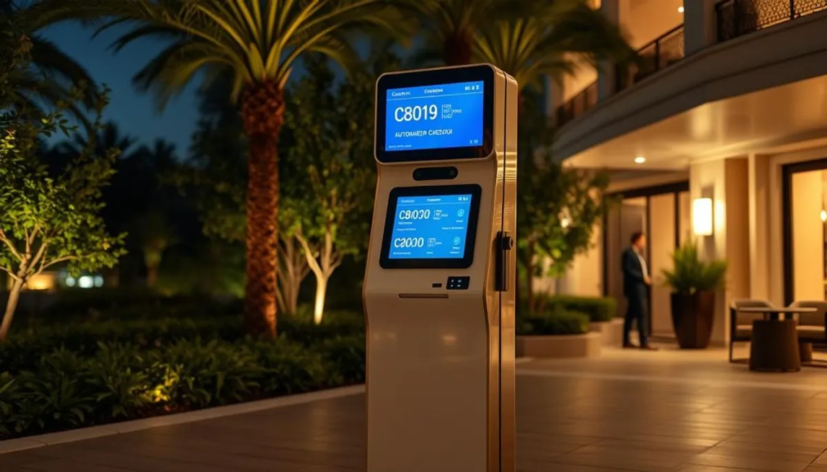 borne automatique hotel première classe
