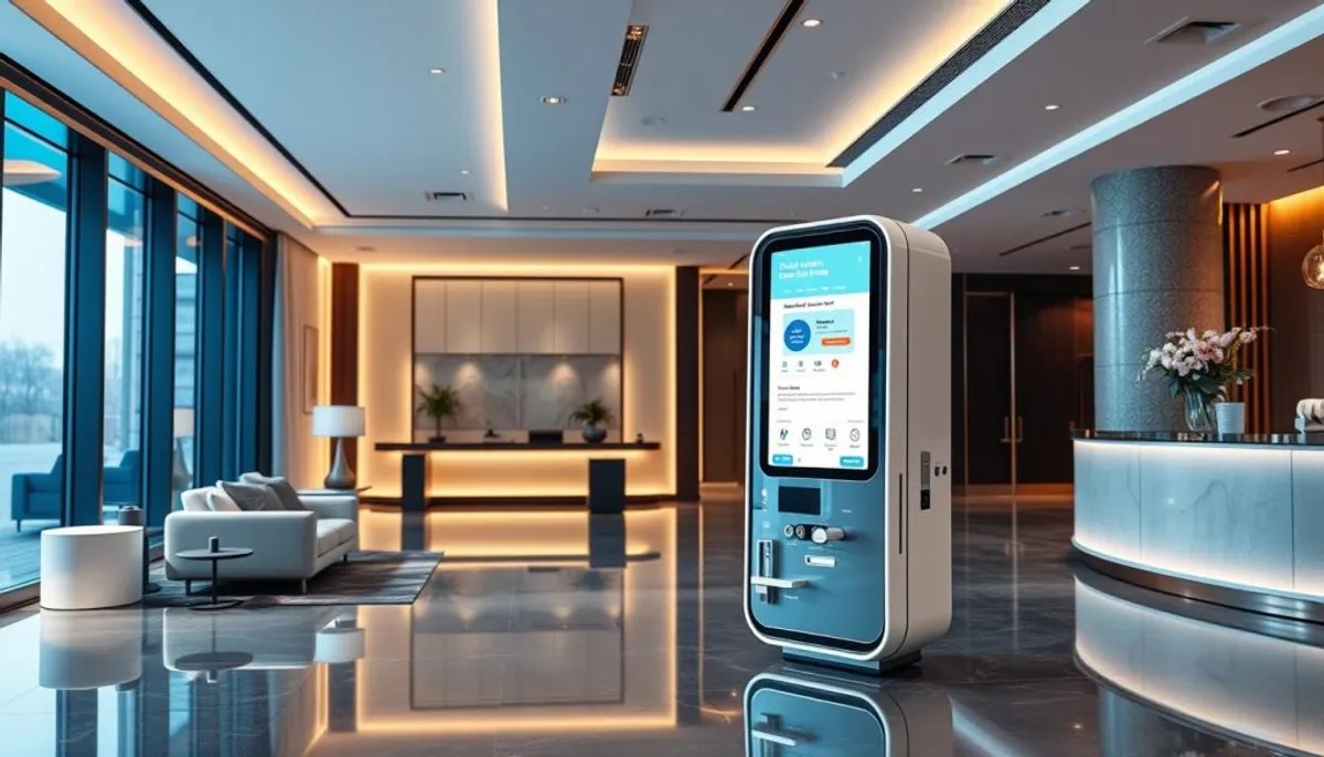 Borne DUO 2100 pour check-in mobile