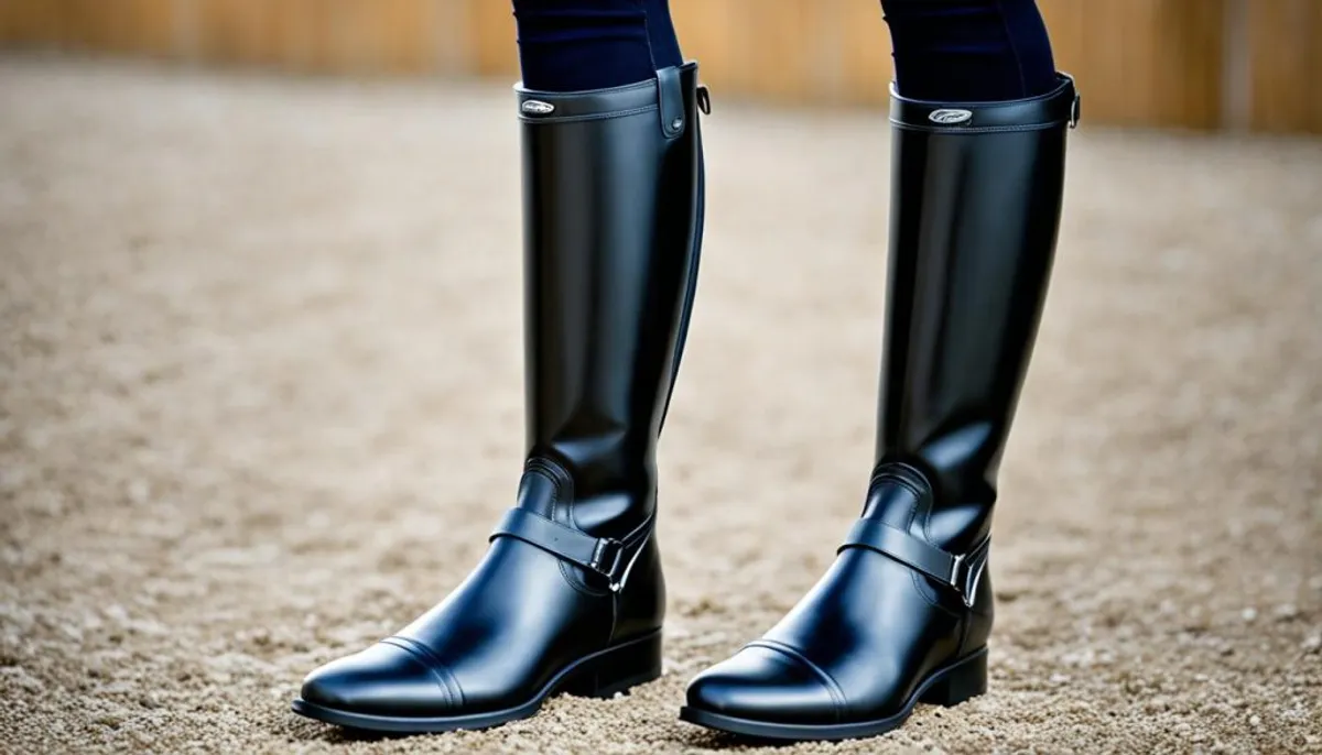 bottes équitation adulte 500 synthétique noir