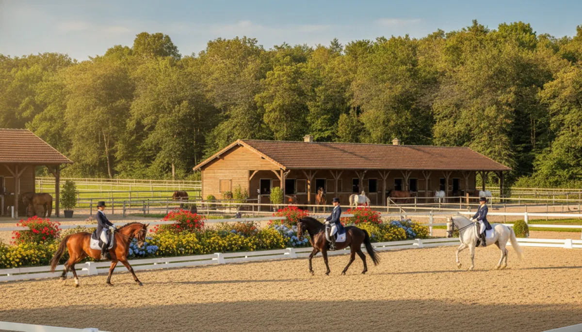 cadre exceptionnel équitation