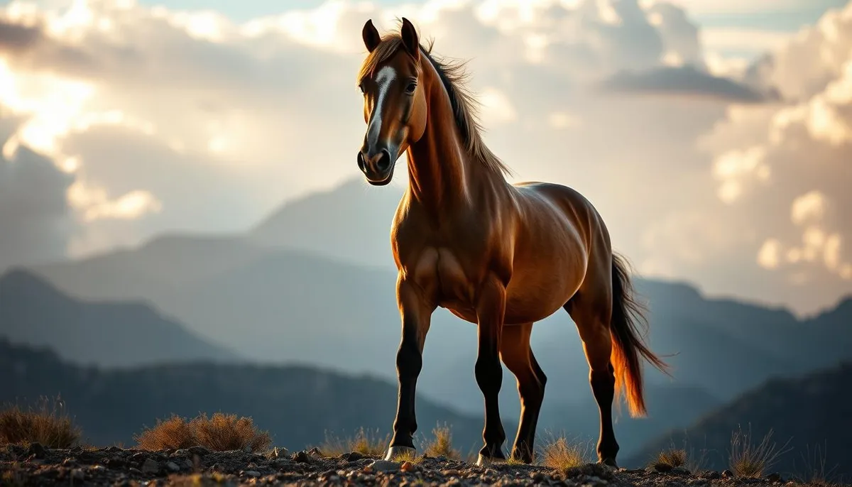caractéristiques du cheval mustang et morphologie