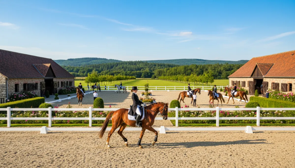 centre équestre professionnel pour le dressage