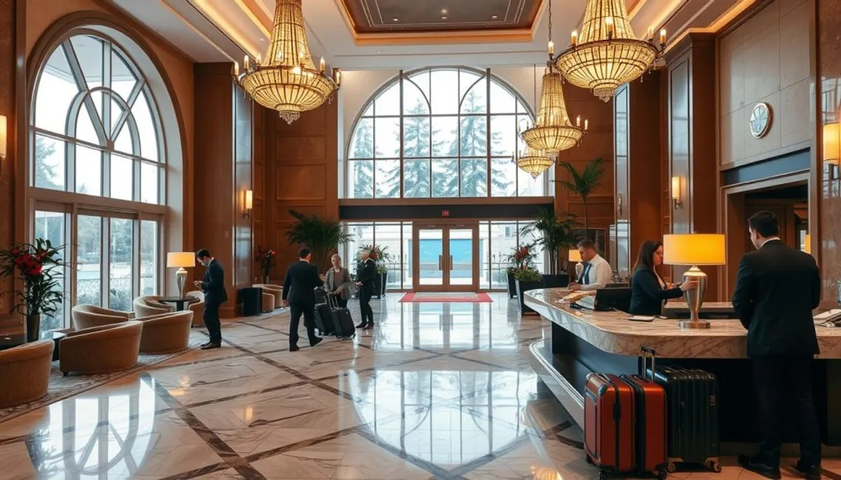Check in à l'hôtel