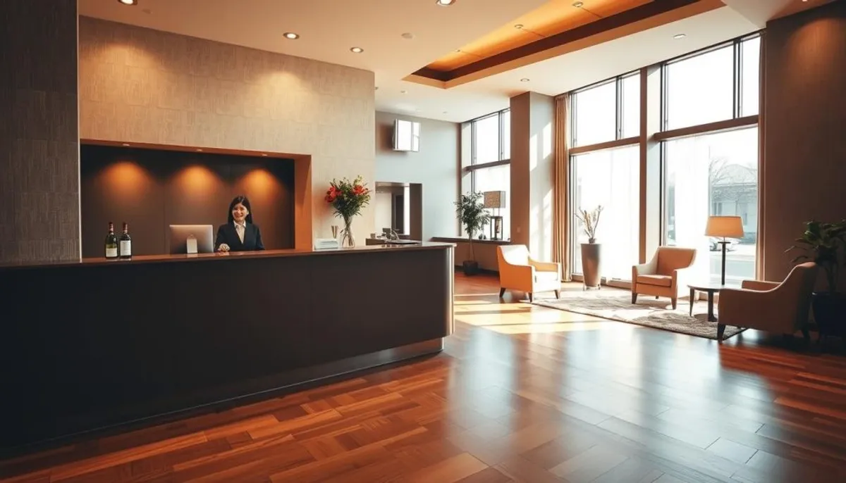 Check in hotel moderne