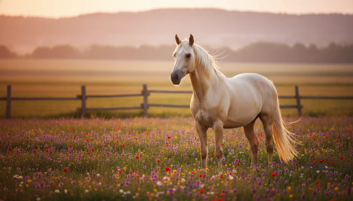 cheval crème robe
