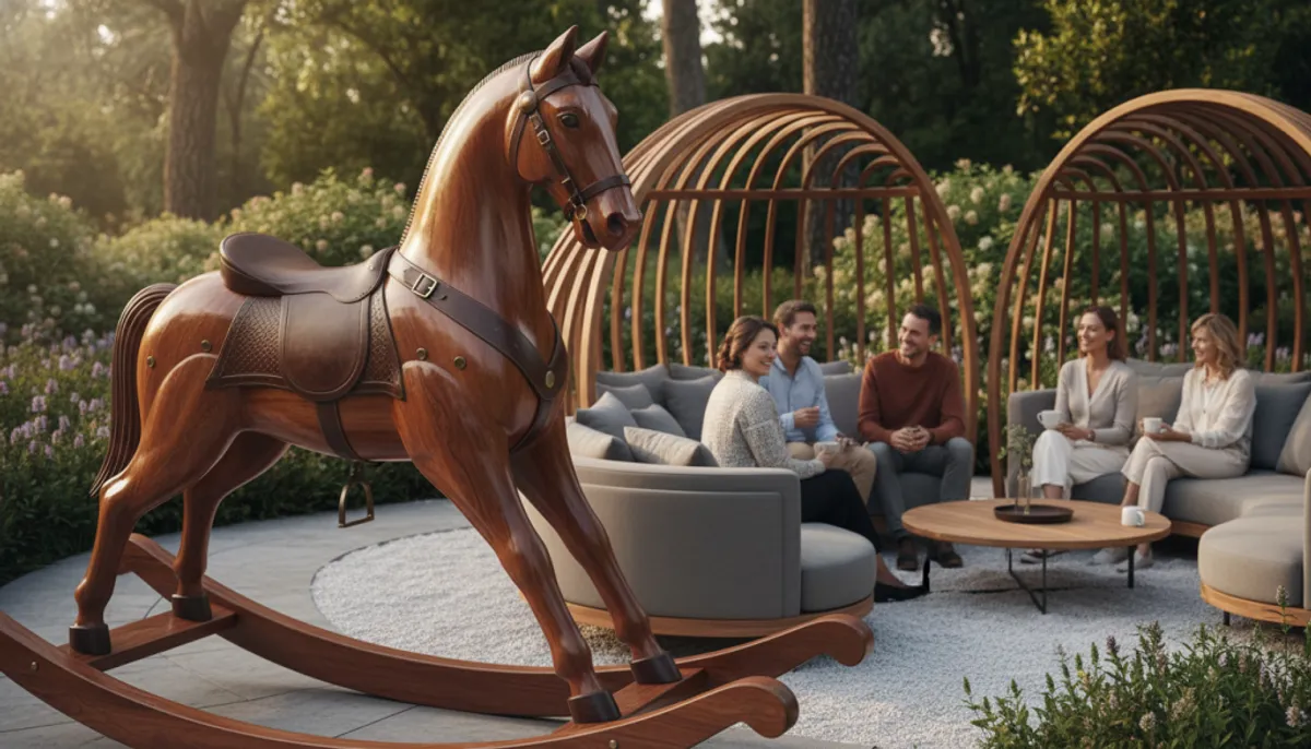 cheval en bois pour adultes