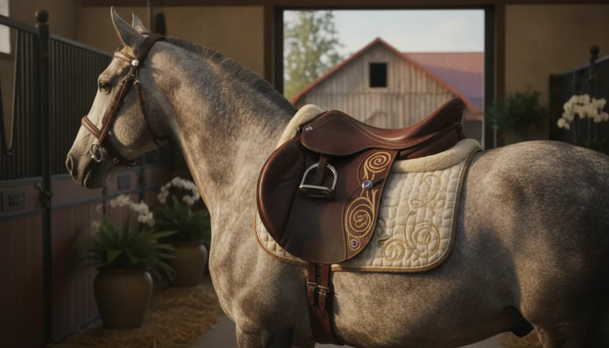 cheval femelle sellerie haut de gamme