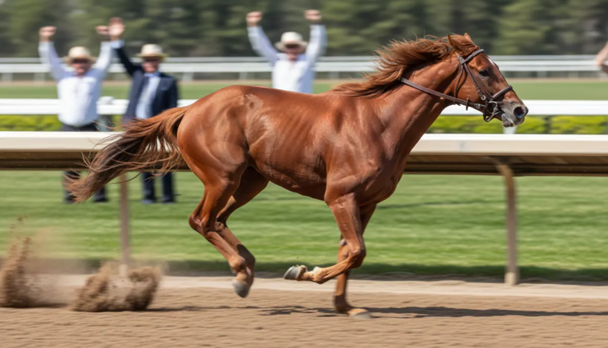 cheval le plus rapide du monde pur-sang en course
