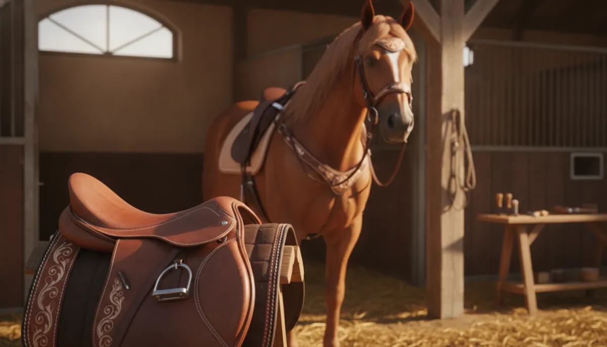 Cheval Liberté et sellerie française