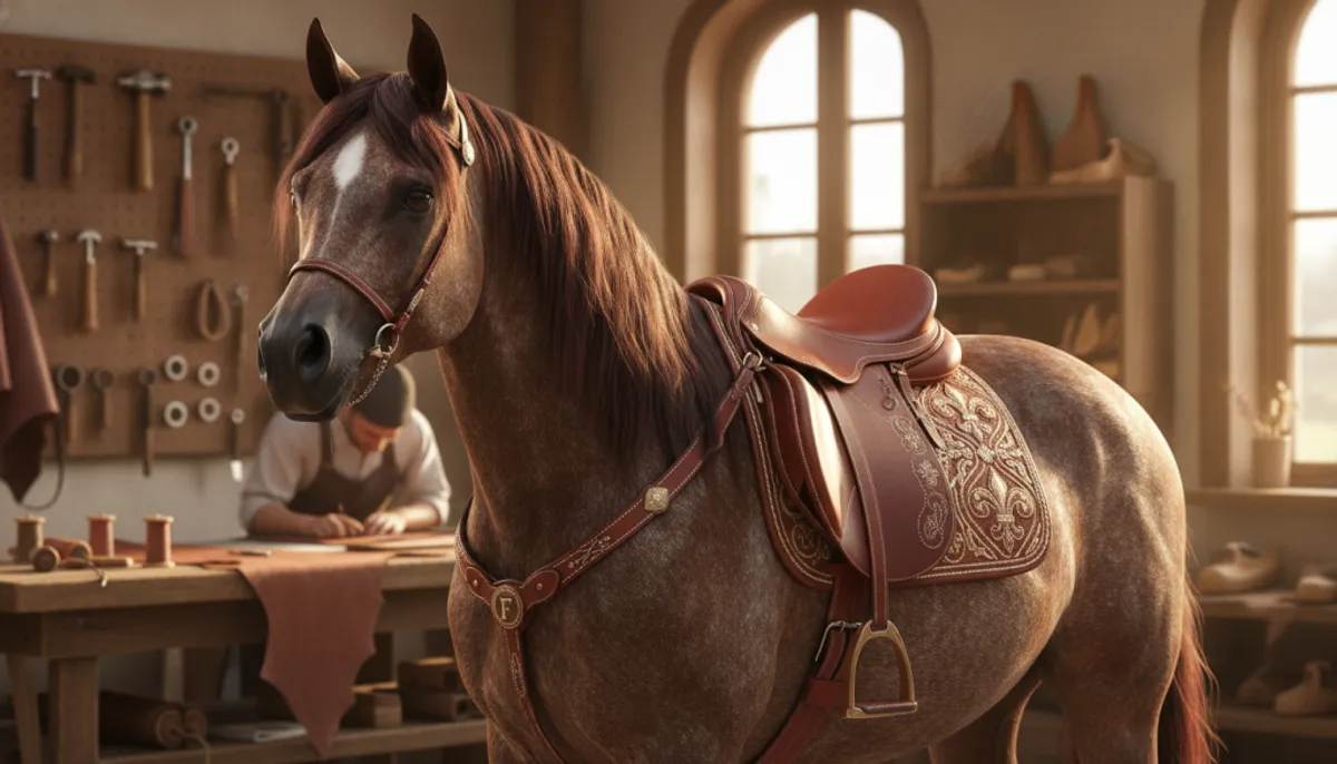 cheval magnifique sellerie artisanale