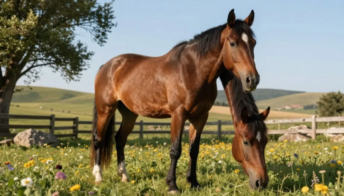 caballo marrón caballo marrón