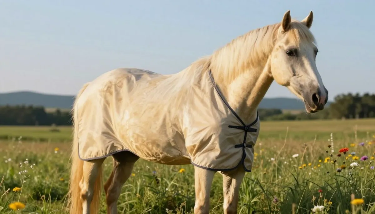 cheval palomino protection UV