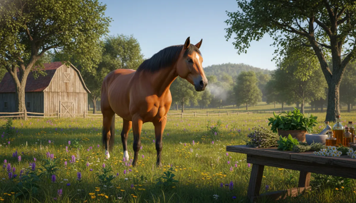 cheval qui tousse
