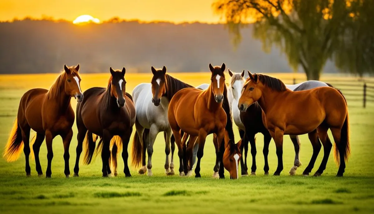 chevaux troupeau