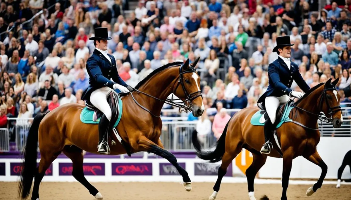 chevaux voltige