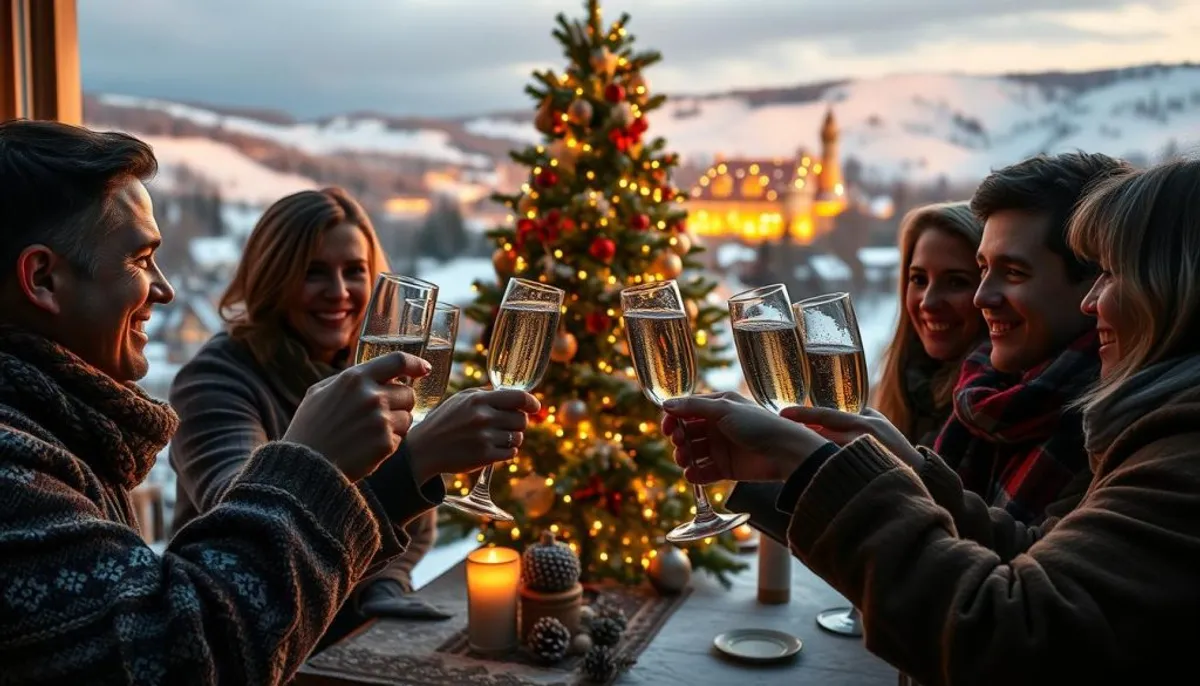 christmas drink champagne on codycross