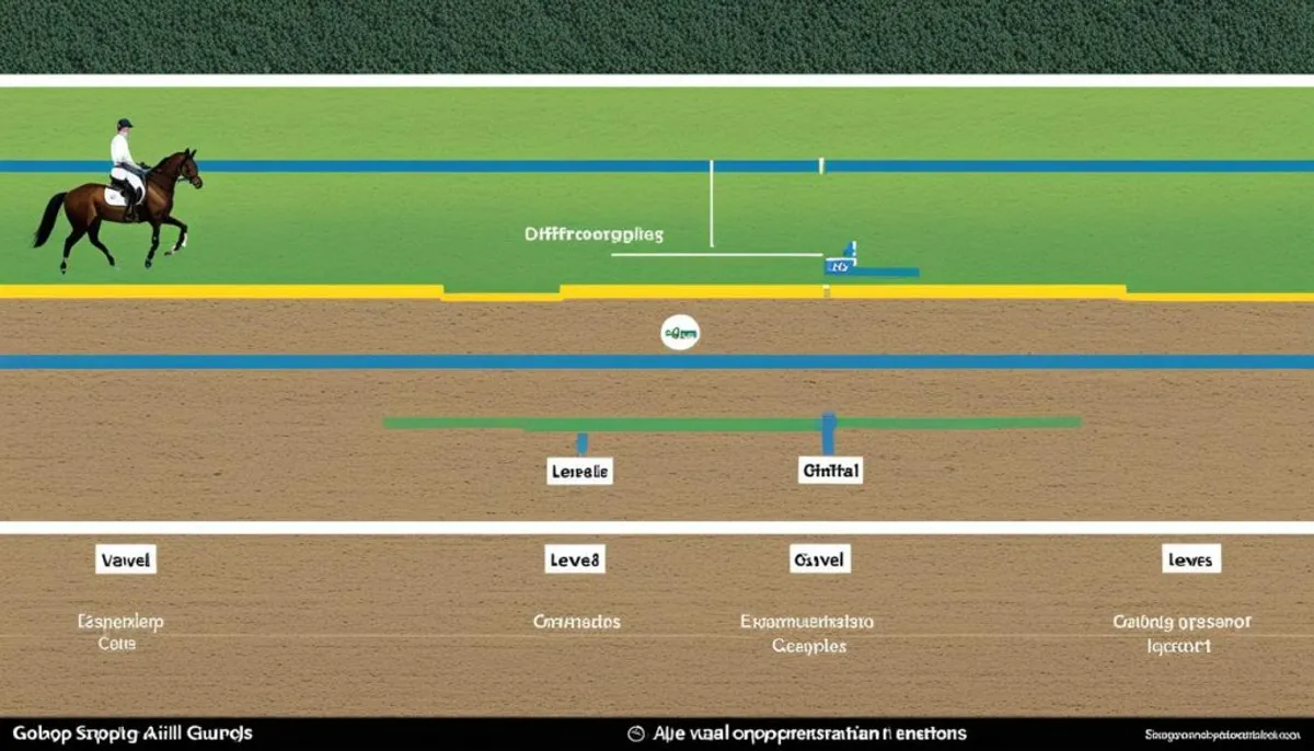 Classification des galops en équitation