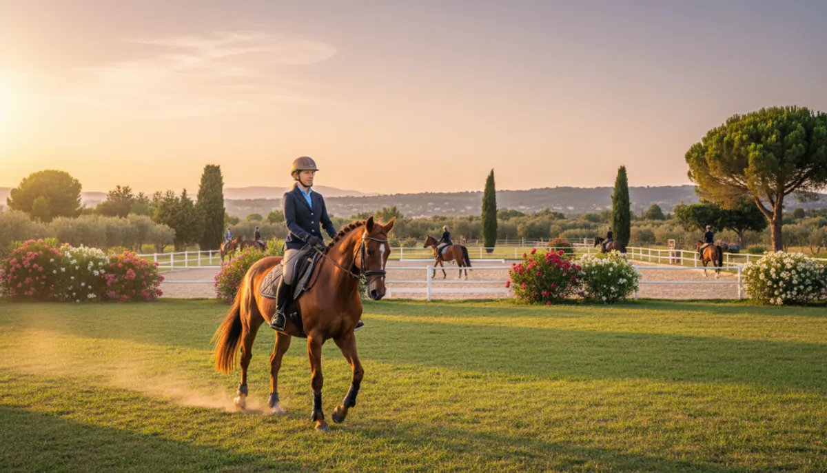 Club hippique Nice et cavalier