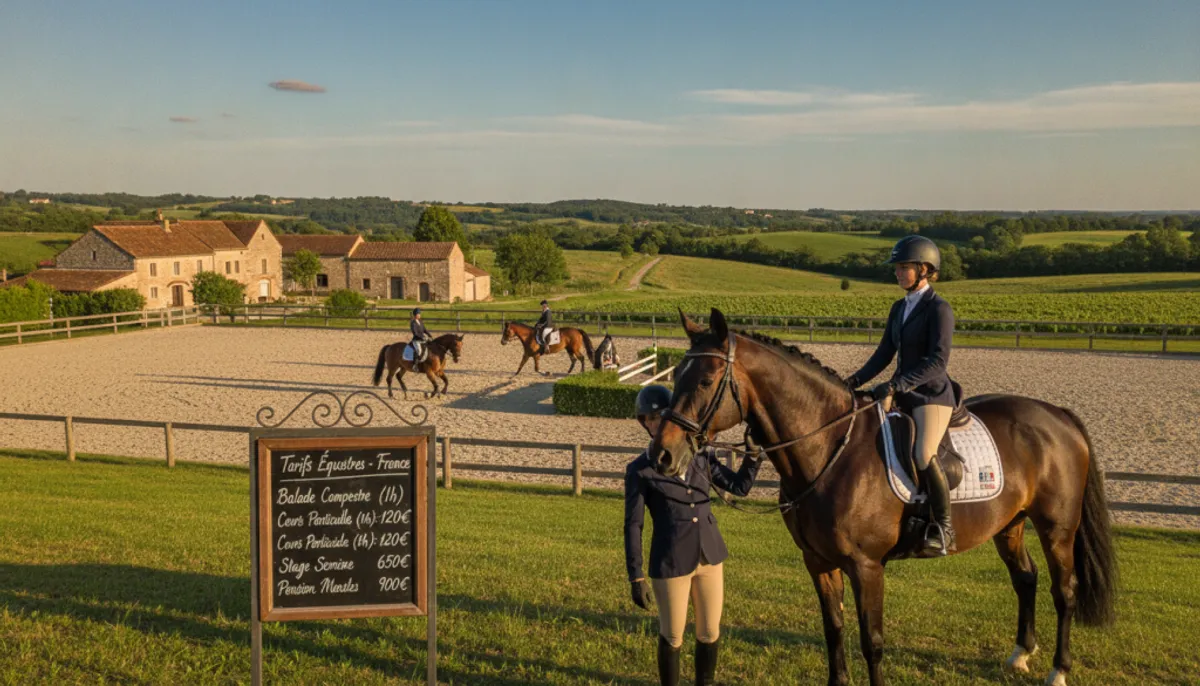 combien coute l'équitation en France