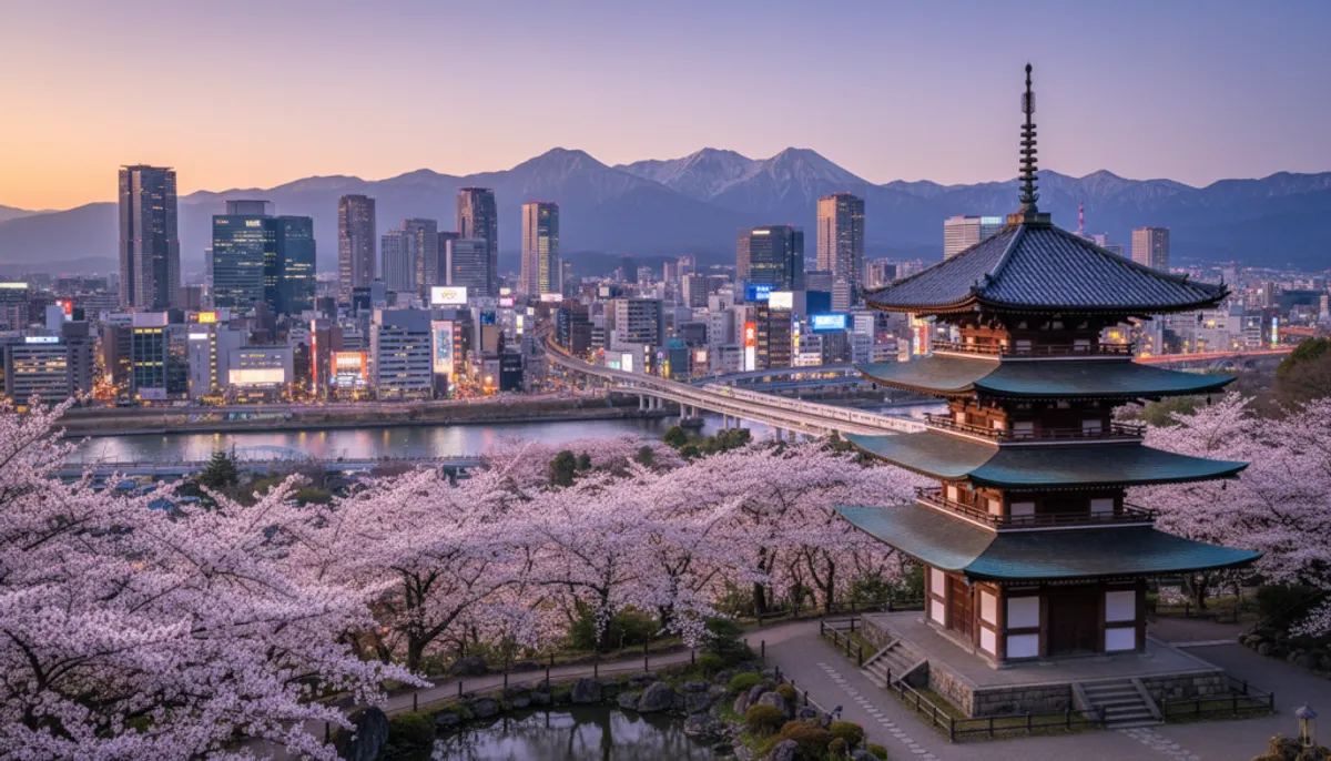contraste tradition modernité japon