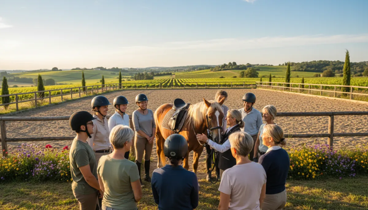 cours d'équitation pour adulte