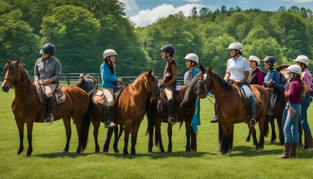 Cours d'équitation pour adultes débutants en région parisienne