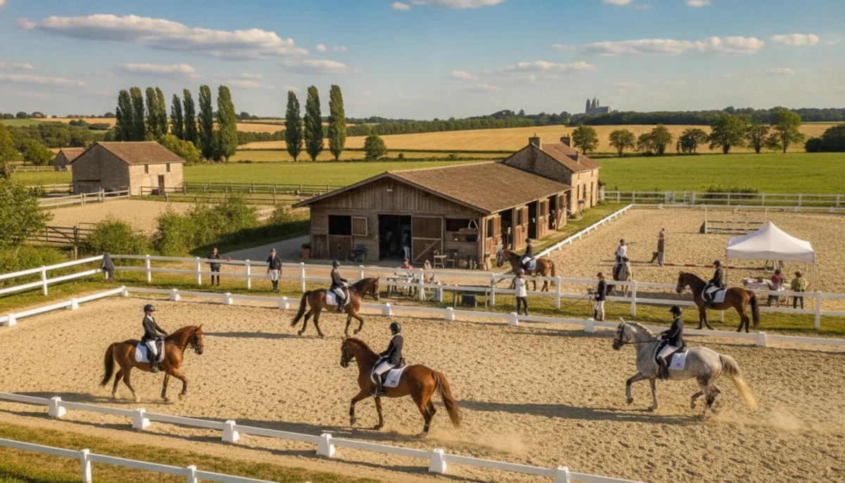 cours stages compétitions équitation