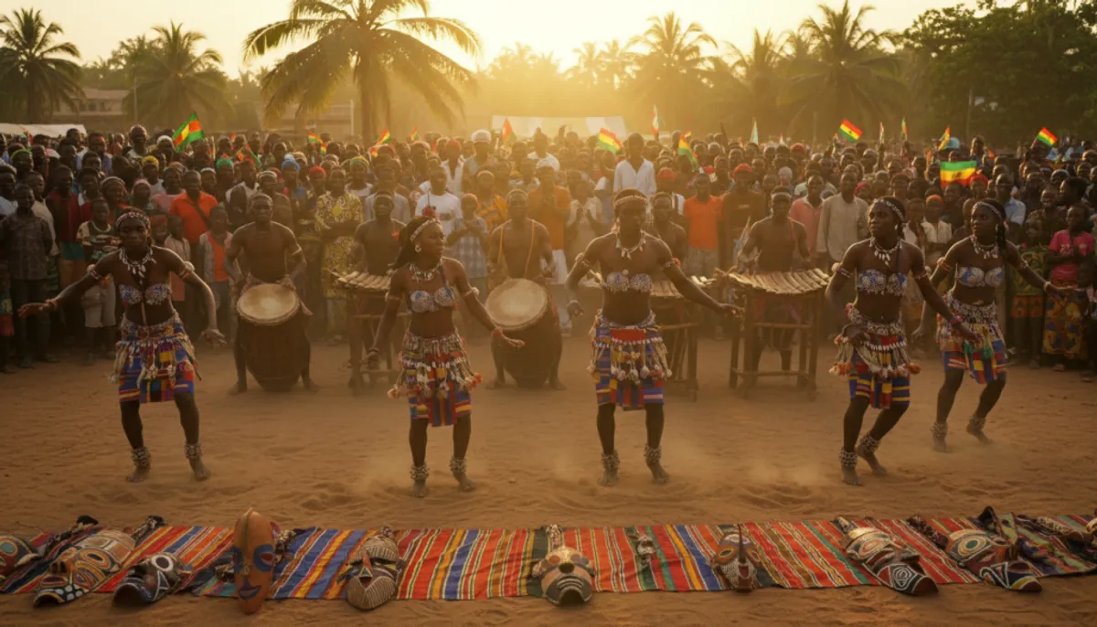 danses et manifestations artistiques du Togo
