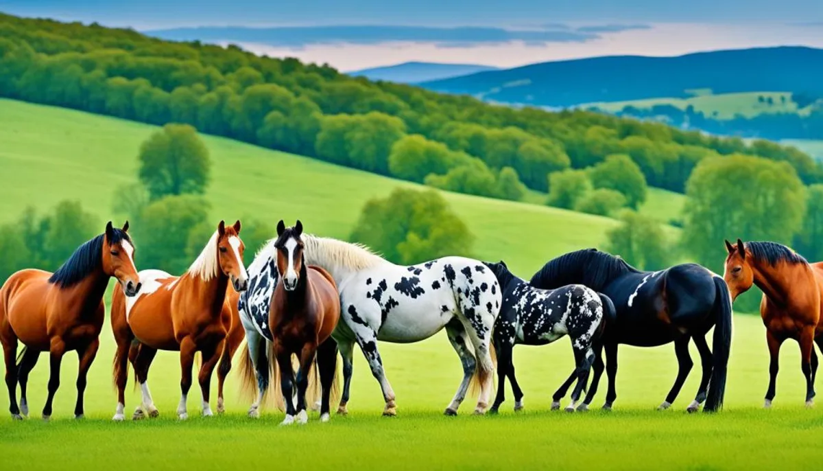 diversité de races de chevaux