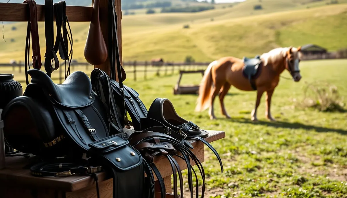 Discipline, balade à poney et matériel du sellier