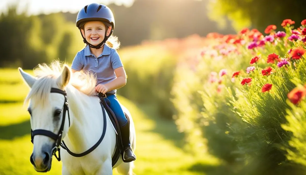 Enfant sur un poney