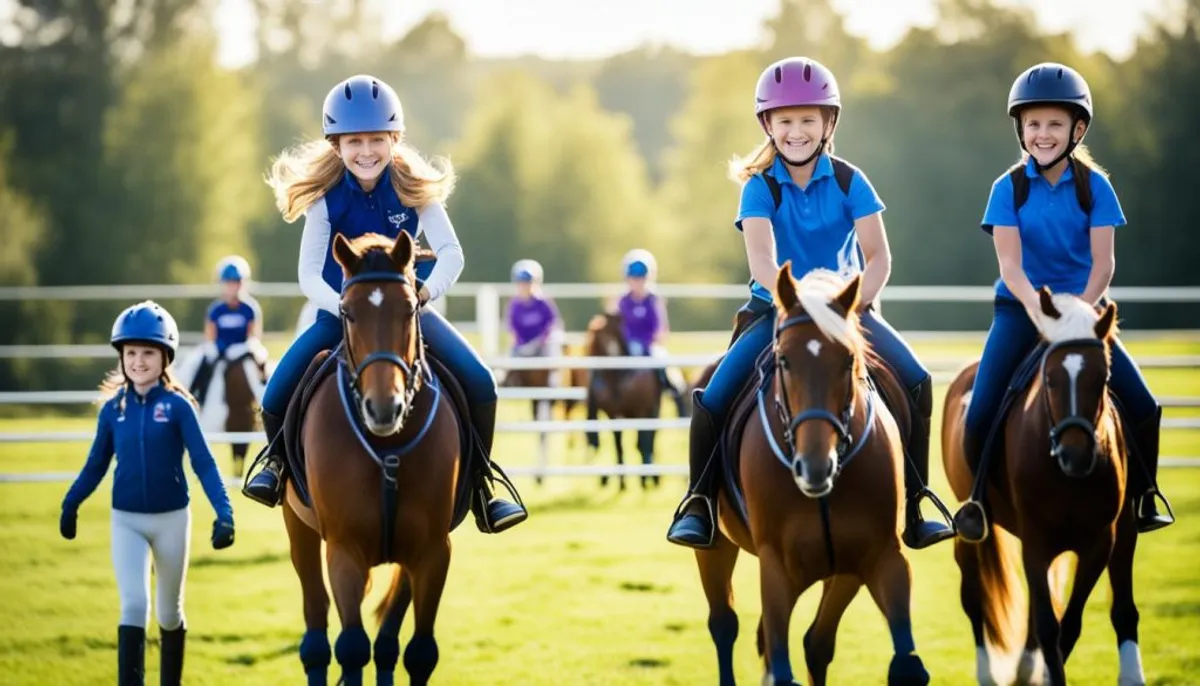 Enfants équitation