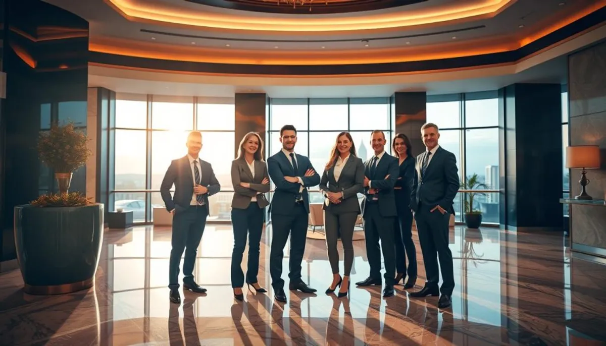 Equipe hotel gestion hôtelière